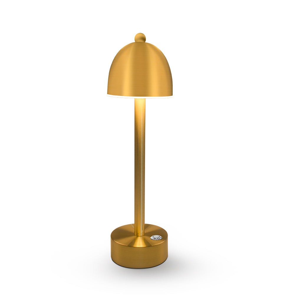 Rechargeable Small Brass Vintage Table Lamp